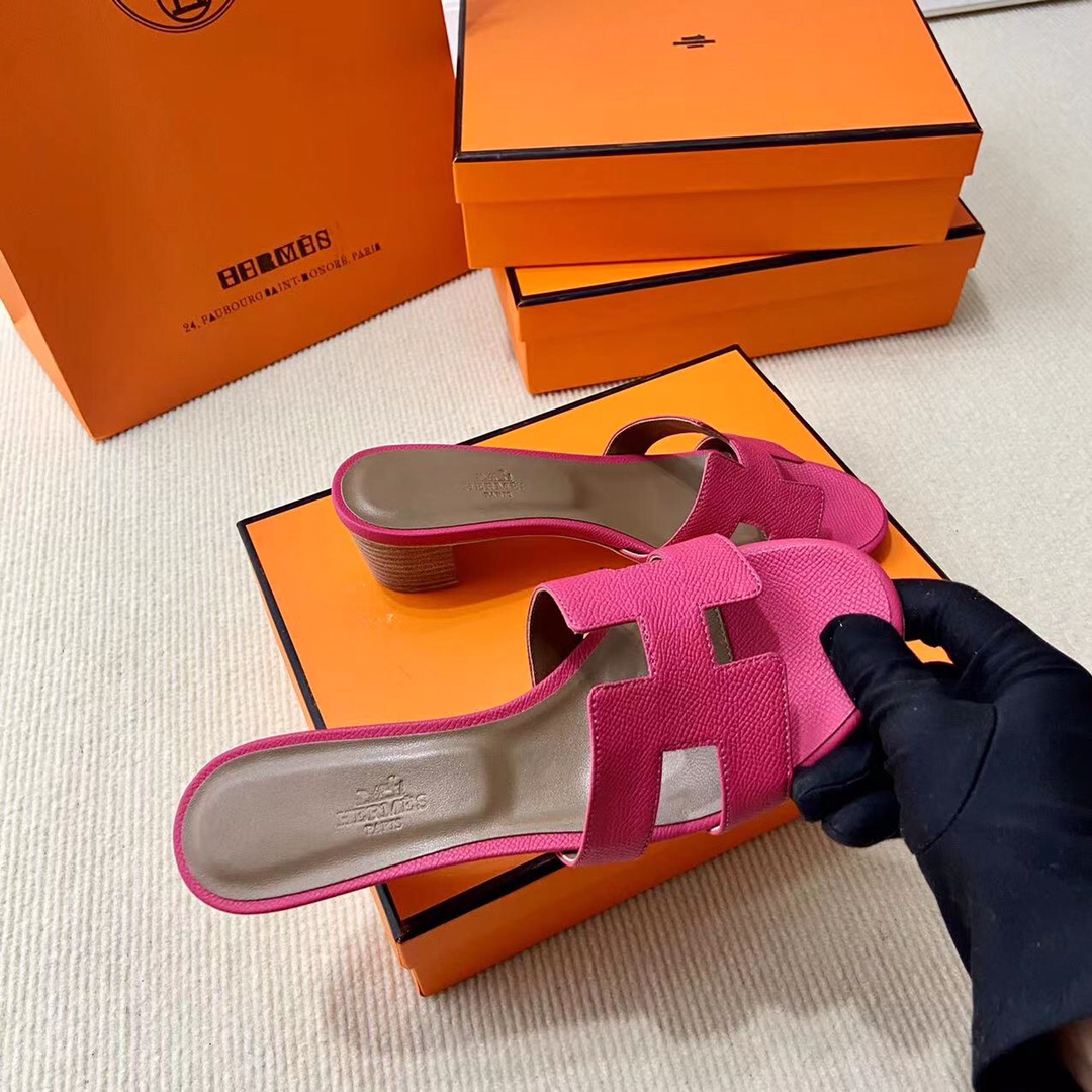 에르메스 올수공 오아시스 슬리퍼 샌들 앱송 32